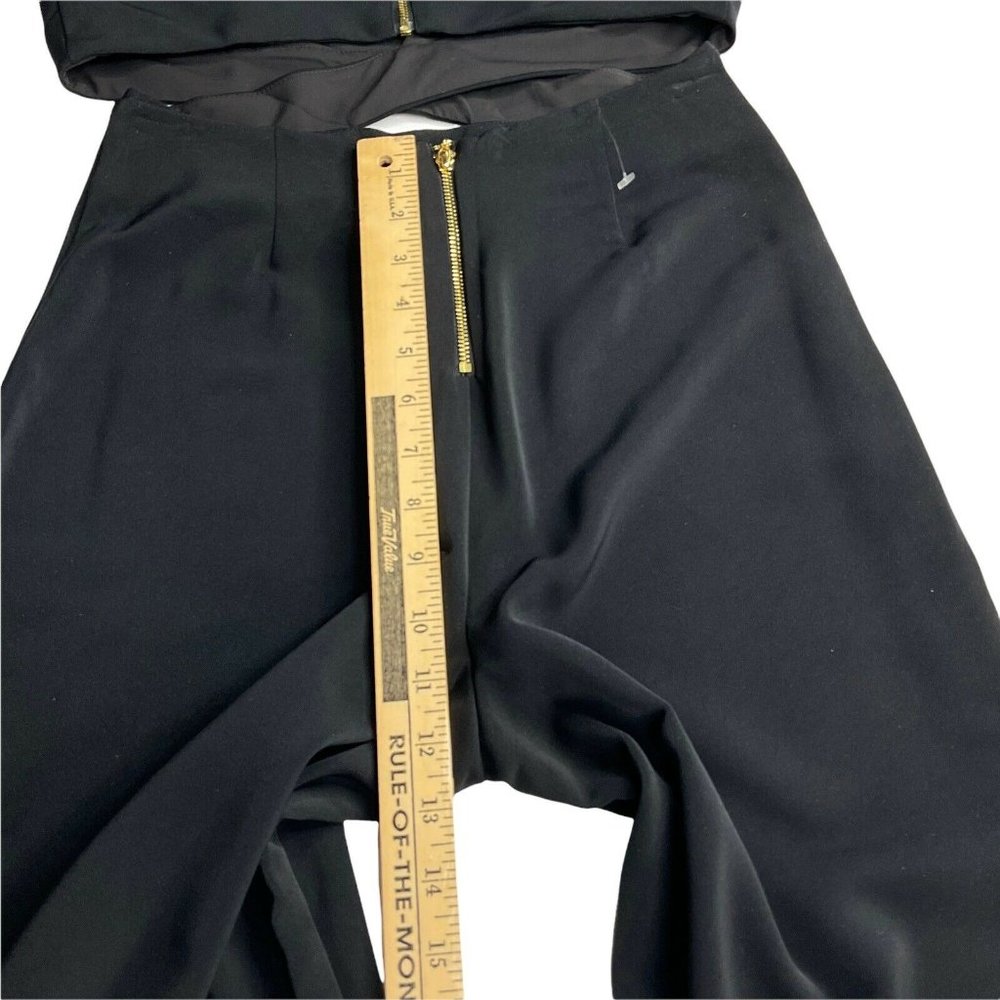 NBD X Naven Jumpsuit Women Sz XS Black Madeline Criss cross Side Cutout Nwt $228 - Picture 7 of 10